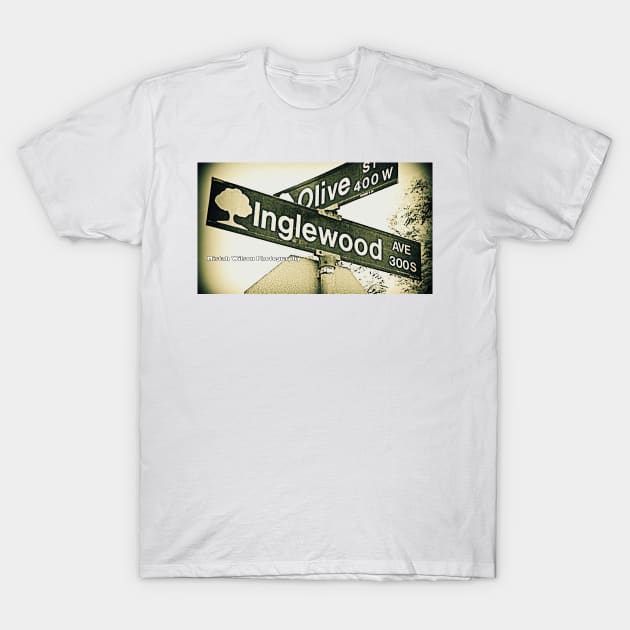 Inglewood Avenue, Inglewood, California by Mistah Wilson T-Shirt by MistahWilson